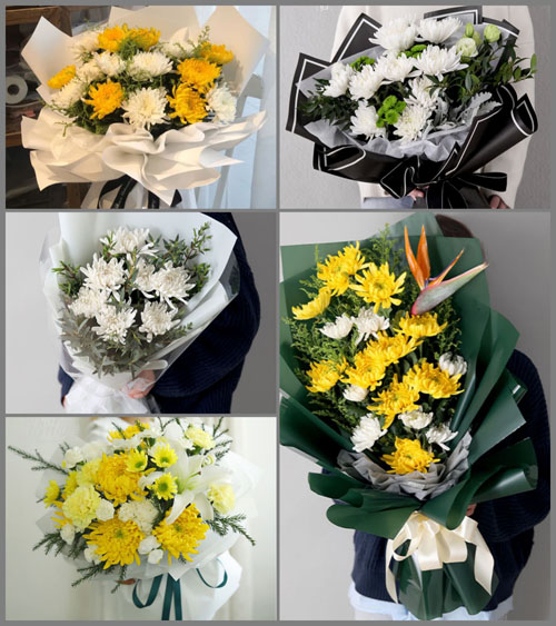 贵州六盘水六枝特区岩脚镇新院村白事花束代送